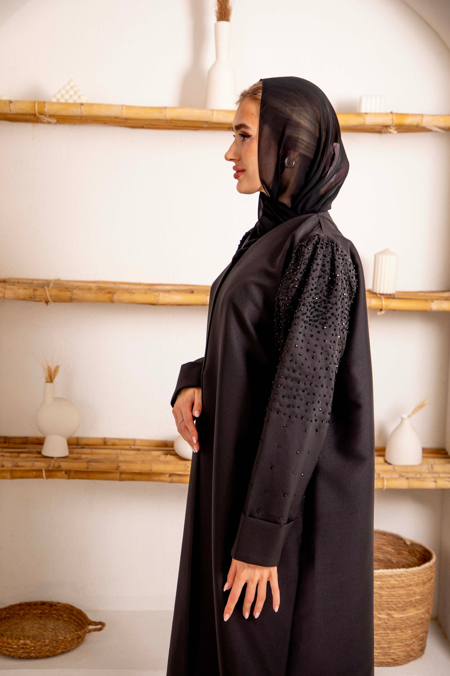 Black Pearl Abaya